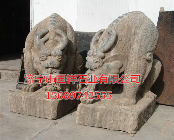 仿古石雕動物