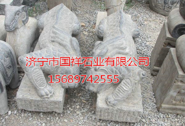 仿古石雕動物